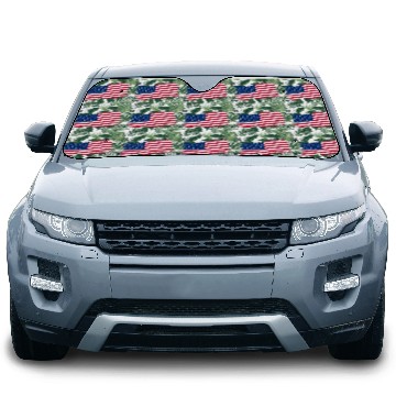 Discover USA Flag: Proudly American Car Sun Shades