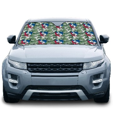 Discover Haitian Vacation Haiti Flag Car Sun Shades