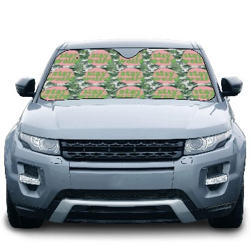 Discover Stay weird 80s yellow stars Car Sun Shades
