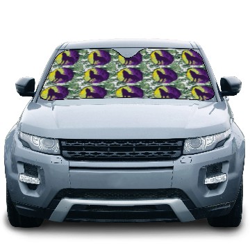 Discover Howling wolf in the moon cool Car Sun Shades