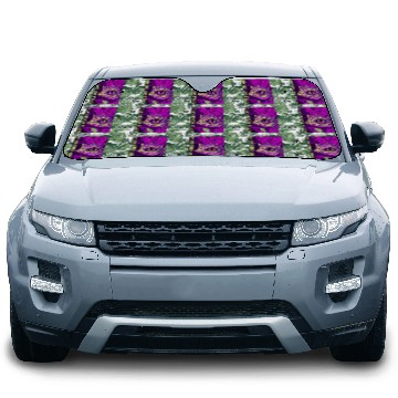 Discover Psychedelic Reptile Wonderland Retro Designs 10 Car Sun Shades