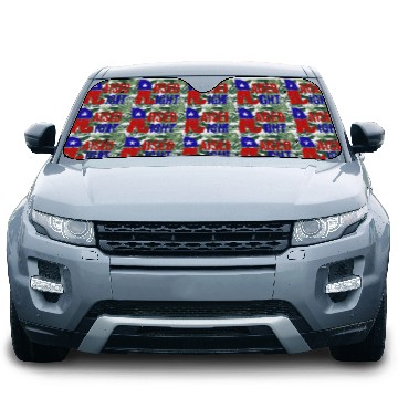 Discover Raised Right Proud Republican Elephant Logo Usa Car Sun Shades