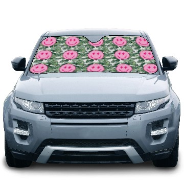 Discover light pink face lightning bolt eyes Car Sun Shades