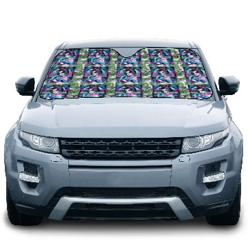 Discover Japan Geisha Retrowave Synthwave Cyberpunk Car Sun Shades