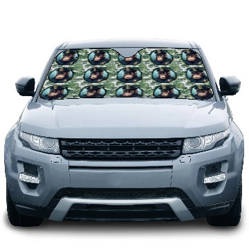 Discover Police gorilla Car Sun Shades