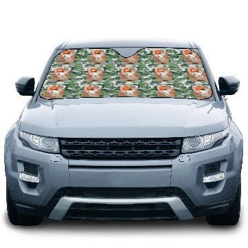 Discover 001867 Japanese Cat Mountain Fisher Lake Car Sun Shades