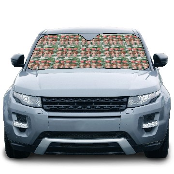 Discover Cute Cupid Cherub Angel Low Poly Valentine's Car Sun Shades