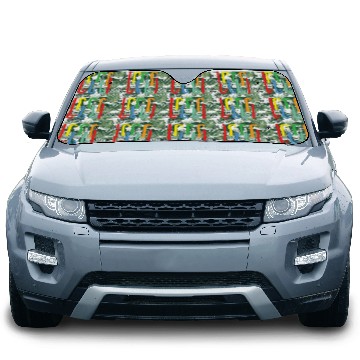 Discover Typography - See What You Came To See Car Sun Shades