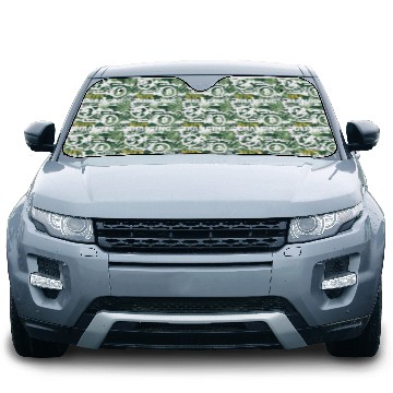 Discover Black and Gold Wife Changing - Bitcoin Car Sun Shades