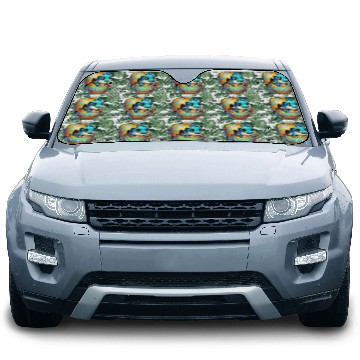 Discover Easter Egg Dino T-Rex Hatching Colorful Cartoon Car Sun Shades