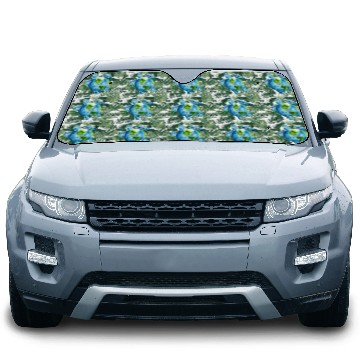Discover Earth Day Restore Earth Sea Turtle Art Car Sun Shades