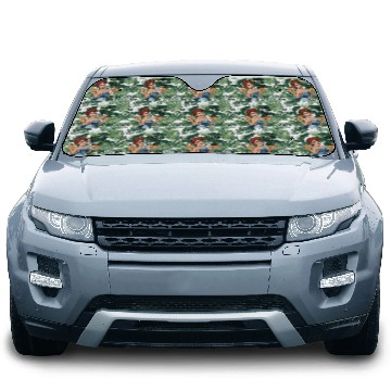 Discover Waffle Delight: Retro Housewife Humor Car Sun Shades