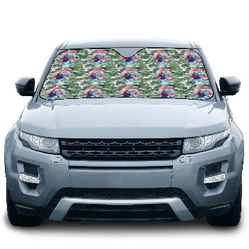 Discover July Cornhole Apparel Clothing Premium Car Sun Shades