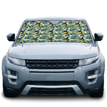 Discover Germany Ukraine Tryzub Flag Car Sun Shades