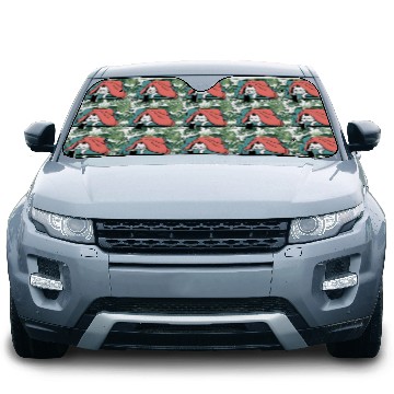 Discover Bored Cat on Couch With Smart Phone Car Sun Shades
