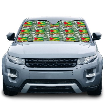 Discover Guyana Pride Guyanese Roots Georgetown Love Car Sun Shades