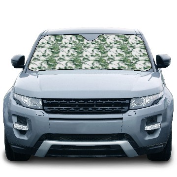 Discover Halloween Witch with Cat and Bat Design Car Sun Shades