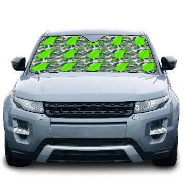 Discover Green Beautiful Leaf Eco Spring Summer Cool Nature Car Sun Shades
