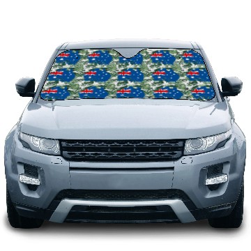 Discover Aussie Flag Map Car Sun Shades Design