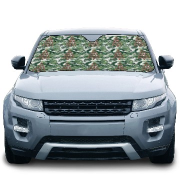 Discover Monkey Santa Christmas Tree Lights Ugly Sweater Car Sun Shades
