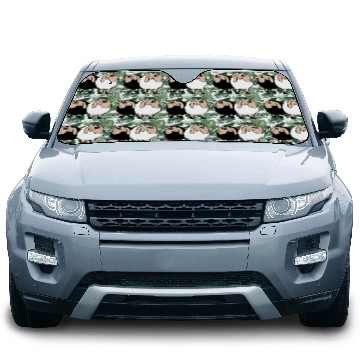 Discover 2 Sheep Looking Skeptical Offended Friends Team Car Sun Shades
