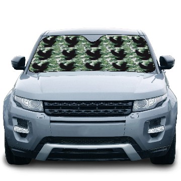 Discover Peaceful Dove in Flight - Silhouette Style Car Sun Shades