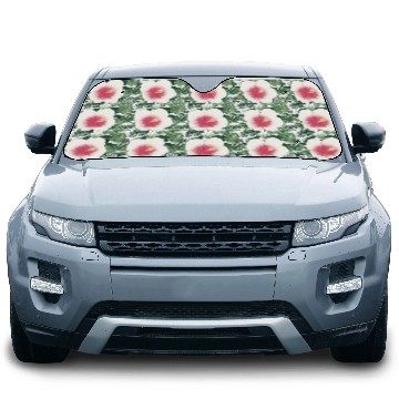 Discover pink hibiscus flower Car Sun Shades