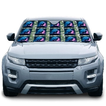 Discover Howl of the Neon Moon Car Sun Shades