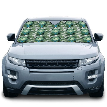 Discover Respect the Locals – Wilderness Camping Warning Car Sun Shades