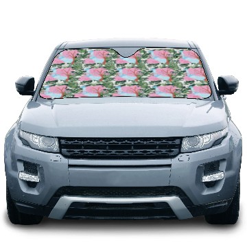 Discover Pink Cherry Blossom Inspirational Design Car Sun Shades