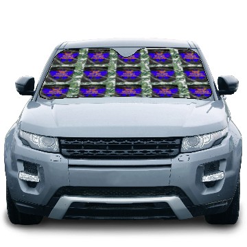 Discover Keep Moving Forward Butterfly Motivation Design Car Sun Shades