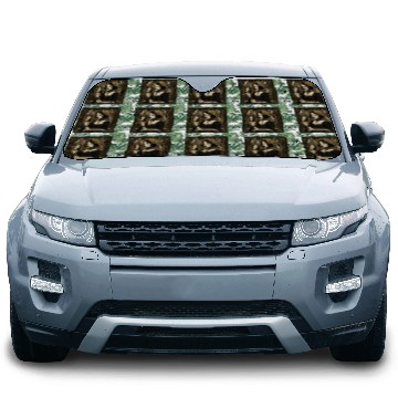Discover Gothic Portrait with Sunburst Halo Car Sun Shades