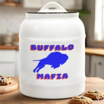 Discover Bills Mafia Ceramic Cookie Jars Makes A Great Gift For Buffalo Spo