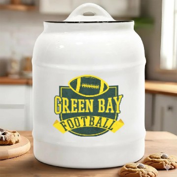Discover Green Bay American Football Ceramic Cookie Jars