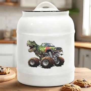 Discover monster jam kids Ceramic Cookie Jars