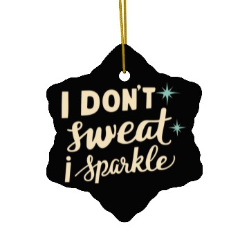 Discover Workout Motivation Gym I Sparkle Ceramic Ornaments