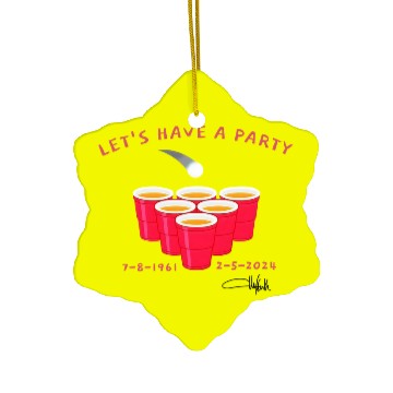 Discover Toby Keith Red Solo Cup Lets Have a Party Memorial Ceramic Ornaments