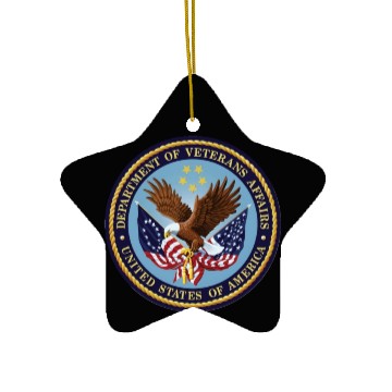 Discover US Veterans Affairs Seal Ceramic Ornaments