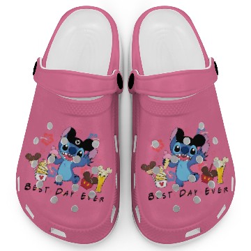 Discover Disney Stitch Best Day Ever Clogs, Disney Stitch Clogs