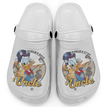 Discover Disneys Ducktales Scrooge Mcduck World's Best Uncle Clogs
