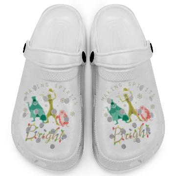 Discover Vintage The Haunted Mansion Clogs, Making Spirits Bright Disney Christmas Clogs