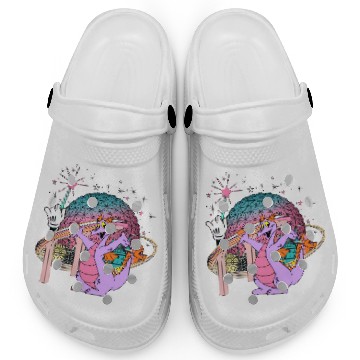 Discover Disney Figment Clogs, Epcot Figment Clogs