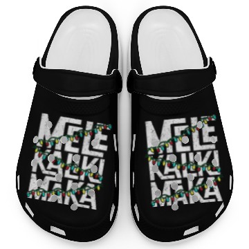 Discover Mele Kalikimaka Hawaiian Christmas Holidays Themed Clogs