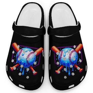 Discover Baseball Drip For Boys Ice Cream Drip Clogs