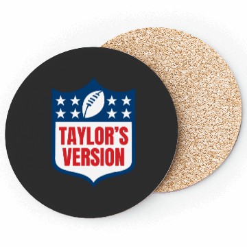 Discover taylorr_S VERSION taylorr Swift + Travis Kelce Football Era Coasters