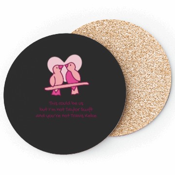 Discover taylorr Swift Travis Kelce Tayvis Lovebirds Coasters