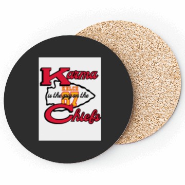 Discover Karma is the Guy on the Chiefs taylorr Swift Travis Kelce Coasters