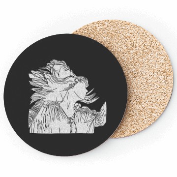 Discover Fearless Taylorr Swift Album Cover Outline With Songs Coasters