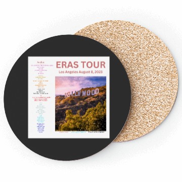 Discover Eras Tour Setlist - Los Angeles Night 5 Coasters