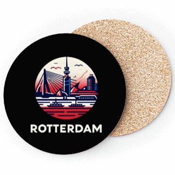 Discover Rotterdam Skyline A Modern City s Artistic View Coasters